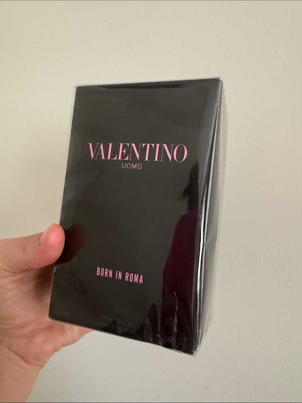 Valentino Uomo Born in Roma Black with Pink Accents